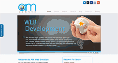 Desktop Screenshot of amwebsolution.com